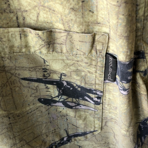 Woolrich Aviation Clover Planes Cotton Button Down - Picture 4 of 7